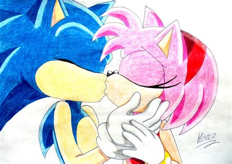 sonic y amy|sonic and amy kissing video.